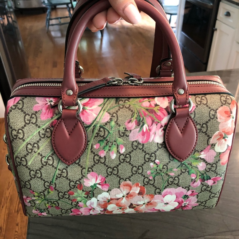 Gucci Blooms Boston bag